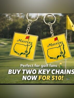 Two Masters Yellow and Red Keychains